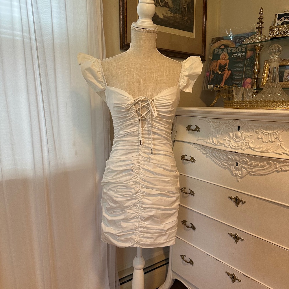 House of CB White Dress